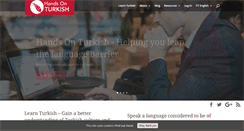 Desktop Screenshot of handsonturkish.com