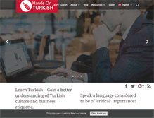 Tablet Screenshot of handsonturkish.com